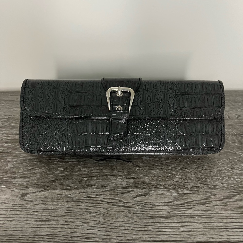 ALDO Crocodile Embossed Clutch Handbag
